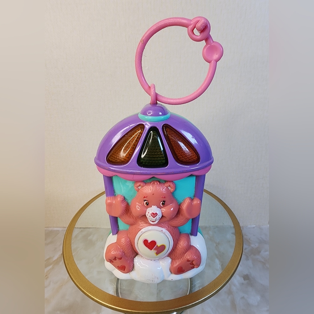 Vintage Care Bear Crib Toy